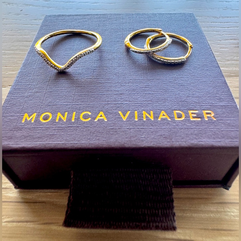 MONICA VINADER “Riva” Diamond Set